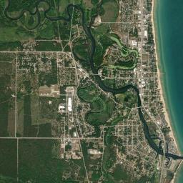 Au Sable High Resolution Satellite Map