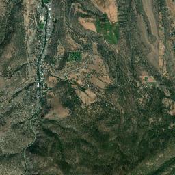 Canyon City High Resolution Satellite Map