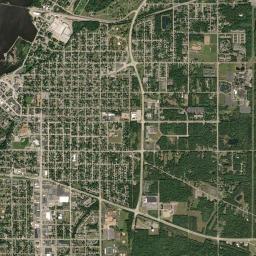 Wisconsin Rapids High Resolution Satellite Map
