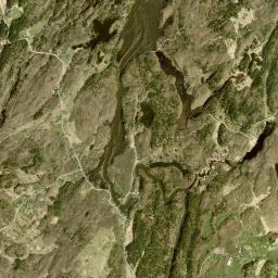 Aerial view of Rossie Lead Mines