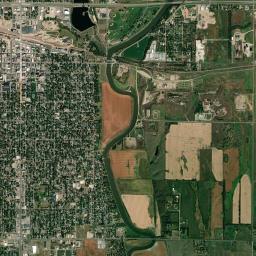 Huron High Resolution Satellite Map