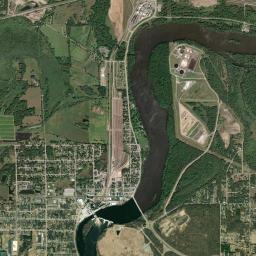 Nekoosa High Resolution Satellite Map