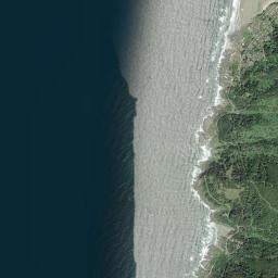 Aerial view of Yachats Ocean Road State Park