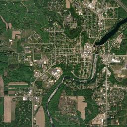 Black River Falls High Resolution Satellite Map