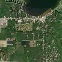 Prudenville High Resolution Satellite Map