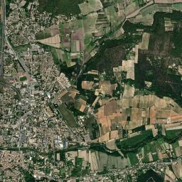 Bollène High Resolution Satellite Map