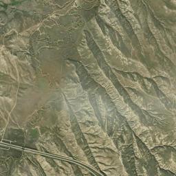 Aerial view of Crazy Woman Creek