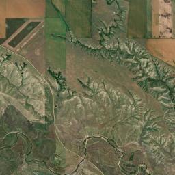 Aerial view of Elk Creek