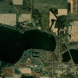 Waterville High Resolution Satellite Map