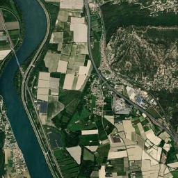 Mornas High Resolution Satellite Map