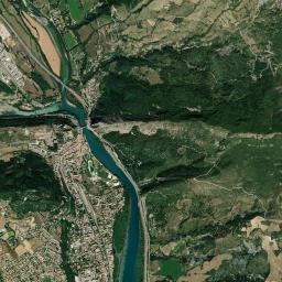 Sisteron High Resolution Satellite Map