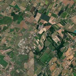 Castrocaro Terme e Terra del Sole High Resolution Satellite Map