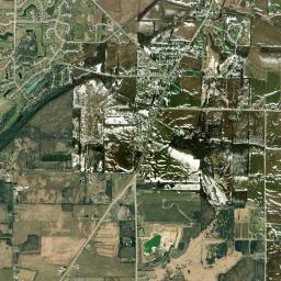 Sherwood High Resolution Satellite Map