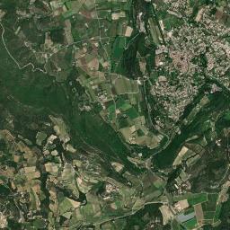 Malaucène High Resolution Satellite Map