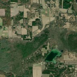 Waushara County High Resolution Satellite Map