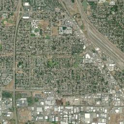 Eugene, OR locator map