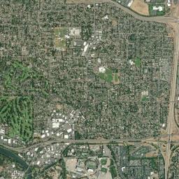 Eugene, OR locator map