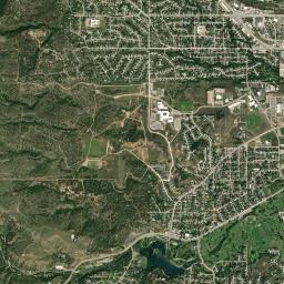 Rapid City, SD locator map