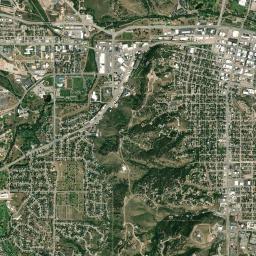 Rapid City High Resolution Satellite Map