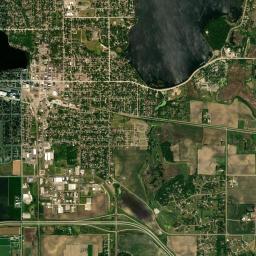 Waseca High Resolution Satellite Map