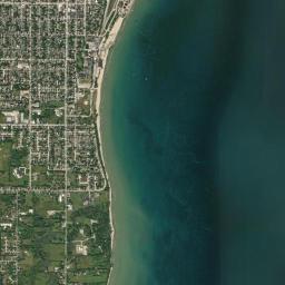 Aerial view of Red Arrow Beach