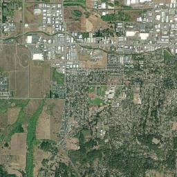 Eugene, OR locator map