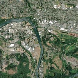 Springfield High Resolution Satellite Map