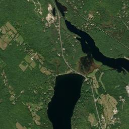 Poland, ME locator map