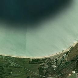 Aerial view of Port Crescent State Park