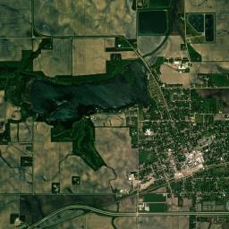 Mountain Lake High Resolution Satellite Map