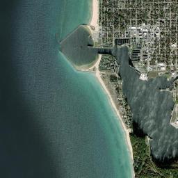 Ludington High Resolution Satellite Map