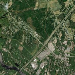 Aerial view of Porcupine Hill Quarry