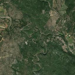 Sauve High Resolution Satellite Map