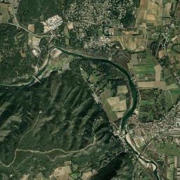 Remoulins High Resolution Satellite Map