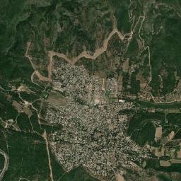 Poulx High Resolution Satellite Map