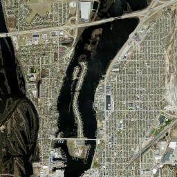 North La Crosse High Resolution Satellite Map