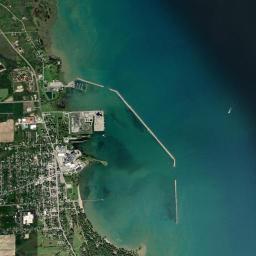 Harbor Beach High Resolution Satellite Map