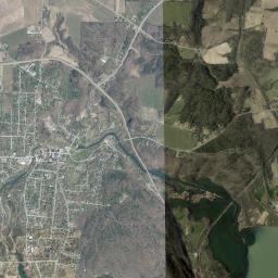 Ticonderoga High Resolution Satellite Map