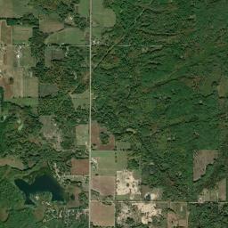 Evart, MI locator map