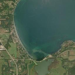 Green Lake County High Resolution Satellite Map