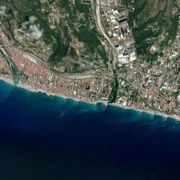 Ventimiglia High Resolution Satellite Map