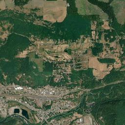 Oakridge High Resolution Satellite Map