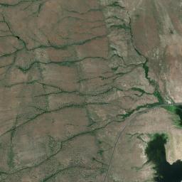 Aerial view of North Beede Reservoir