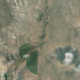 Aerial view of North Beede Reservoir