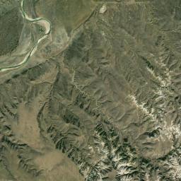 Aerial view of Cheyenne River - Buffalo Gap