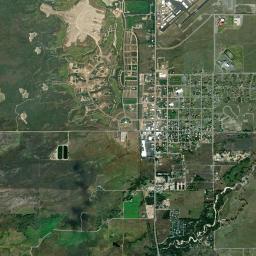 Driggs High Resolution Satellite Map