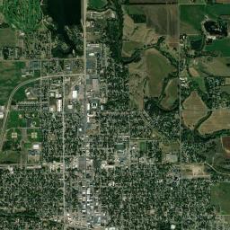 201-299 N Rowley St Mitchell SD Satellite Map