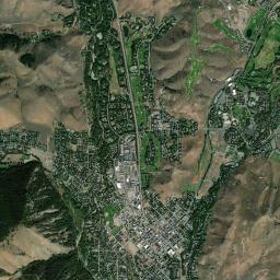 Sun Valley High Resolution Satellite Map