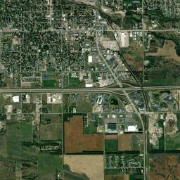 Mitchell, SD locator map