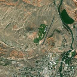 Thermopolis High Resolution Satellite Map